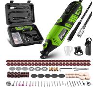 Power Rotary Tool Kit 170W: DEKOPRO 126pc Multi DIY Tool Kit for Wood/Metal - Mini Electric Sander/Drill Set with Flex Shaft for Carving,Cutting,Sanding,Grinding,Engraving,Polishing for 3D Printing
