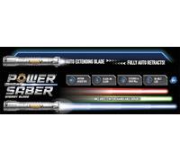 Power Saber: Deluxe Bundle (Includes 3 Interchangable Blades) | Auto Extending 30" LED Energy Blade | With Motion Based Light and Sound Effects | Batteries Not Included | Ages 6+