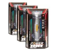 Power Saber: Red | Auto Extending 30" LED Energy Blade | With Motion Based Light and Sound Effects | Recommended Ages 6+ (Pack of 3)