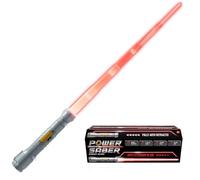 Power Saber - Red - Lightsaber for Children from 6 Years - Extendable and Automatically Retractable - Realistic and Safe Luminous Laser Toy - Intergalactic Combat - 30 cm/Extended 89 cm