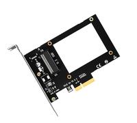 Power-saving PCIe version expansion card for YOU.2 Propels with commercially available shock absorbing structure rejection cable NVMe expansion card