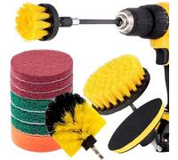 Power Scrubbing Brush Drill Brush Set for Car Cleaning and Polishing Home Use Tools All Purpose Cleans Save Time &Energy Electric Cleaning Set