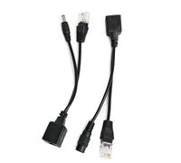 Power seamlessly into the injector and splitter Ethernet POE splitter for seamless integration with IPCAMERAS and network devices