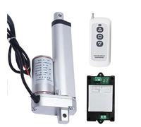 Power Shock Support DC 12V/24V Electric Linear Actuator With RF Remote Controller 20mm 30mm 50mm 100mm 150mm 200mm~450mm Stroke Linear Drive Motor Liftgate Actuator(24V Stroke 450mm,500N 20mm S)
