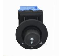 Power Side Mirror Switch Compatible With Citroen C2 C3 | For Xsara For Picasso For Berlingo 6545KS Side Master Door Adjust Mirror Switch Knob(Bule connector)