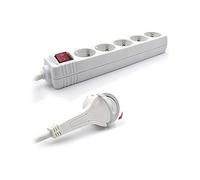 Power Socket - 5 Sockets With Switch Ewent Ew3955 3500W 1,5 M NEW