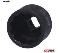 KS Tools 515.0930 1/2-Inch 12-Point Impact Socket, Short, 30 mm