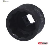 KS Tools 515.0930 1/2-Inch 12-Point Impact Socket, Short, 30 mm