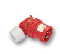 POWER SOCKET SLANTED OBLIQUE IP44 400V 87X97 SLANTED 425-6