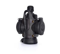 Power Solid 3-Way Coupling With Ground IP54 Black (European Socket) - PWC163V