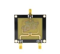 Power Splitter 100-2700M Frequency RF Microstrip 2-Way One Channel Input Signal Into Two Divider Combiner Black Metal