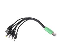 Power Splitter Extension Cable 5V USB to 5.5x2.1mm 4.0x1.7mm 2.0x0.6mm 2.5x0.7mm 3.5x1.35mm for Electric Toothbrush Desk Lamp Cable