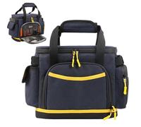 Power Station Carrying Case, Waterproof Power Station Bag, Oxford Cloth Carrying Pouch, Multiple Pockets Accessories Organizer for Hiking, Trip