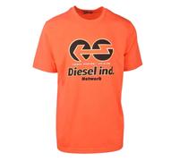 Power Station Logo Spicy Orange T-Shirt Diesel Orange M