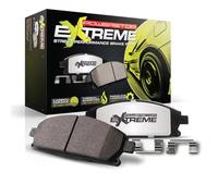Power Stop Z26-1053B Z26 Street Warrior Rear Carbon Fiber Ceramic Car Brake Pads with Hardware