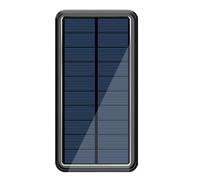 Power Storage Solution - Solar Charger Power Bank, Portable Charging Station | High Capacity Battery Backup, 50000mah Power Bank, Fast Charging Output, Rugged Shockproof Cover for Phone Tablet Use