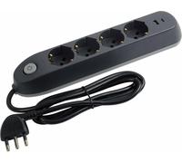 Power Strip bticino POKER USB 10/16A anthracite