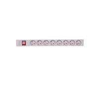 Power Strip for 19 Inch (PDU) Cabinets 8x 2P+Z A-19-STRIP-2-IMP