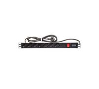 Power strip for rack cabinets (PDU) 19 inch 7x Schuko DN-95402