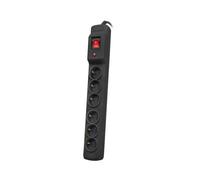 Power Strip MULTI M6 5M 6X 230V PL Black M6/50/CZ