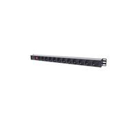 Power Strip Rack Vertical 12 Schuko Sockets 714044