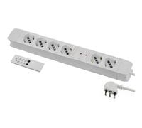 Power Strip Remote 61902 2 Inlets Permanent +4 Inlets on-Off Remote Control