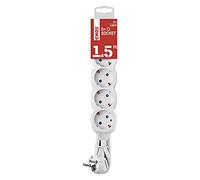 Power Strip SCHUKO Ð 5 sockets, 1.5m, 1.5mm_ EMOS