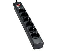 Power Strip/Surge Protector - Eaton Protection Strip 6 FR - PS6F - 6 French Sockets - Black