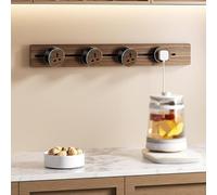 Power Strip Wall Mount with Removable Universal Socket, 8000W Power Socket Track for Tabletop and Walls