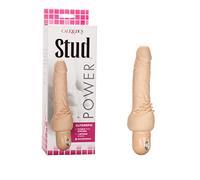 POWER STUD Cliterrific Vibrating Dildo Beige by California Exotic Novelties