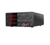 Power Supply 30V10A Current Regulator Switch Power Supply Adjustable Voltage Regulator Bench Source Digital 60V5A(30V10A-232 Black,110V)