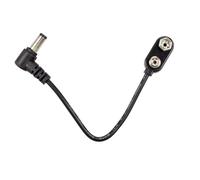 Power Supply Adapter Cable Connector Replacement 9V Battery Clip Converter Power Cable for Guitar Effects Pedal Power Adapter Power Supply Cable Connector