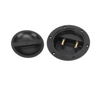 Power Supply Base with Rotating Lid, Boat Power Junction Box, Sealed Electricity Connection Box with 2Pcs M8 Terminals, for Fishing Boat Marine 6V 12V 24V up to 32V Safe