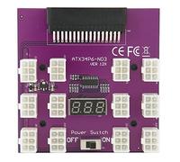 Power Supply Board Adapter for 7001484, 12 - Connector Power Distribution Board Module, 12V 1200W Mining PSU Converter with LED Voltage Display