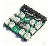 Power Supply Breakout Board Adapter, 6 PIN DPS 1200FB A PCI-E Compatible with GPU Mining Power Supply, Breakouts Board Module for 1200W/750W PSU