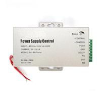 Power Supply for Access Control Systems 12V 5A AC Input Voltage 90-260V, Metal Housing with Overcurrent Protection, Single and Double Door Installation, White or