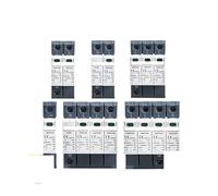 Power Surge Protective Device SPD Arrester 1/2/3/4 Pole Surge Voltage Protection 275V 385V 400V 440V 40KA RUAJOGYNVM(AC385V,3P)