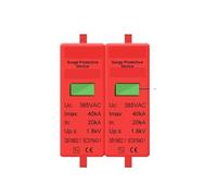 Power Surge Protective Device SPD Arrester Low Voltage House 1/2/3/4 Pole Surge Voltage Protection DC 500V 800V 1000V 40KA 60KA(2P,DC500V 30-60KA)