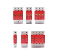 Power Surge Protective Device SPD Arrester Low Voltage House 1/2/3/4 Pole Surge Voltage Protection DC 500V 800V 1000V 40KA 60KA IINKUEYK(3P,DC800V 20-40KA)
