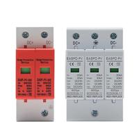 Power Surge Protective Device SPD Arrester Low Voltage House 2P 3P Surge Voltage Protection DC 12V 24V 48V 500V 800V 1000V 40KA(3P,DC1000V 30-60KA)