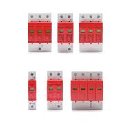 Power Surge SPD Arrester Low Voltage House 1/2/3/4 Pole Surge Voltage Protection DC 500V 800V 1000V 40KA 60KA 1Pcs(2P,DC500V 20-40KA)