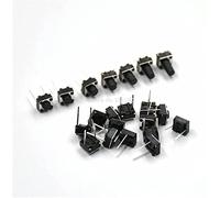 Power Switch Button 100PCS Middle 2pin 6x6x4.3/5/6/7/8/9/10 mm Tactile Push Switches .3mm 6x6x5mm 6x6x6mm 6x6x7mm 6x6x8mm 6x6x9mm(6x6x5)