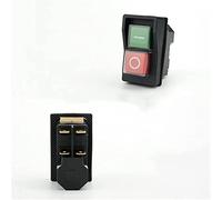 Power Switch Button 1Pcs 4pin Waterproof Magnetic Explosion-Proof pushbutton kld-28 5E4 IP55 220v Starter electromagnetic switches