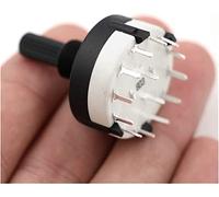 Power Switch Button 2pc RS26 2 Pole Position 6 Selectable Band Rotary Channel Selector Single Deck