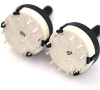 Power Switch Button 2PCS RS26 1 Pole Position 12 Selectable Band Rotary Channel Selector Single Deck