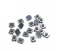 Power Switch Button 50pcs 3 * 4 2 SMD Pin Tact 3x4x2 mm Feet Stand Upright with Out Pillars Mini - Micro Touch
