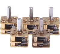 Power Switch Button 5pcs/Set All Metal Gear Reducer N20 Reduction Gearbox DIY Geared Motor