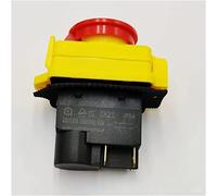 Power Switch Button CK21 2-Button IP54 Waterproof Botton 5-Pin Momentary Electromagnetic 250VAC 16A A 5E4 Cutting Machine(With Cover 4-pin)