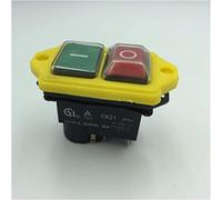 Power Switch Button CK21 2-Button IP54 Waterproof Botton 5-Pin Momentary Electromagnetic 250VAC 16A A 5E4 Cutting Machine(Ck21 5-pin)
