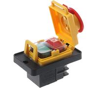 Power Switch Button KJD12 250V 4-Pin Start Stop No Volt Release Push NVR Common to Woodshop and Metalwork Machines